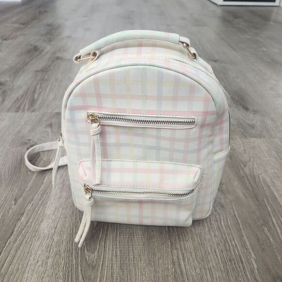 Under One Sky Handbags - Multi-Color Under One Sky Women's Small Backpack Bag Zipper Pockets Strap Handle